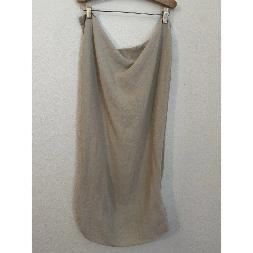 MagicLinen Pillowcase king Unisex Standard Sand Tan 100% Linen Beige Sand 1 Case